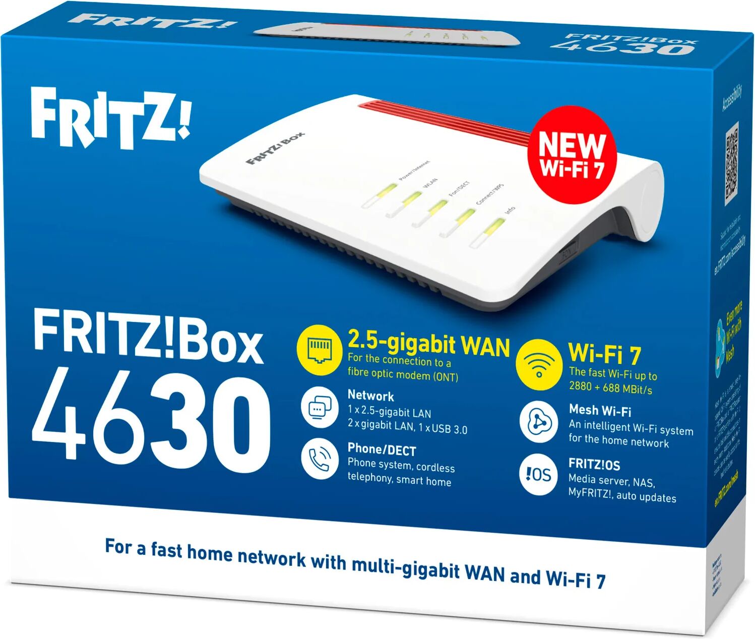 Fritz! Box 4630 Blanco / Router Inalámbrico