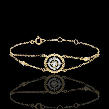 Edenly Armband Fleur de Sel - Kranz - Gelbgold und Diamanten