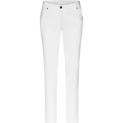 James & Nicholson Damen Stretch Hose Bundhose JN3001 white (48)
