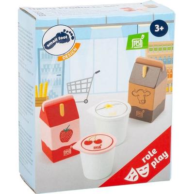 small foot Kaufmannsladenartikel Milchprodukte-Set Fresh Milch und Jogurt