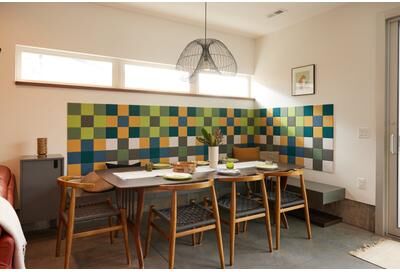 Felt Right Gingham   Sound Dampening Pinnable Tiles