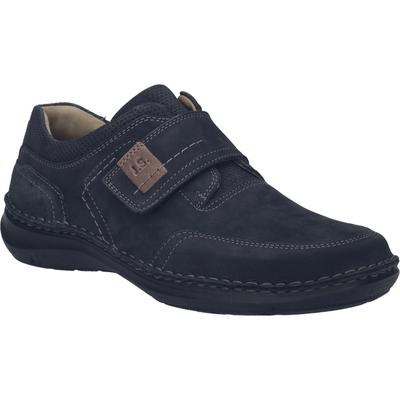 Slipper JOSEF SEIBEL "New Anvers 83, dunkelblau-kombi", Herren, Gr. 43, blau (dunkelblau, kombi), Obermaterial: 100% Rindsleder Leather cow., Schuhe Slipper
