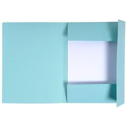 Exacompta, Mappe, Aktenmappe, DIN A4, Karton, pastellblau (A4)