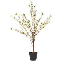 KUNSTBAUM Blüten creme, 135 cm