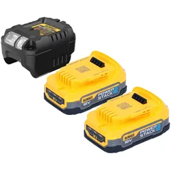 DeWalt, Werkzeugakku + Ladegerät, Akku Starter Set (18 V)