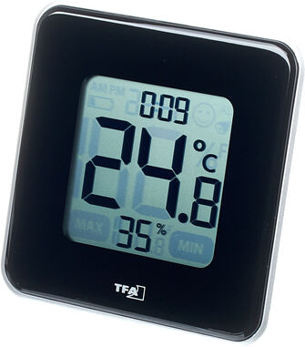 TFA Thermo-Hygrometer Style BK Noir