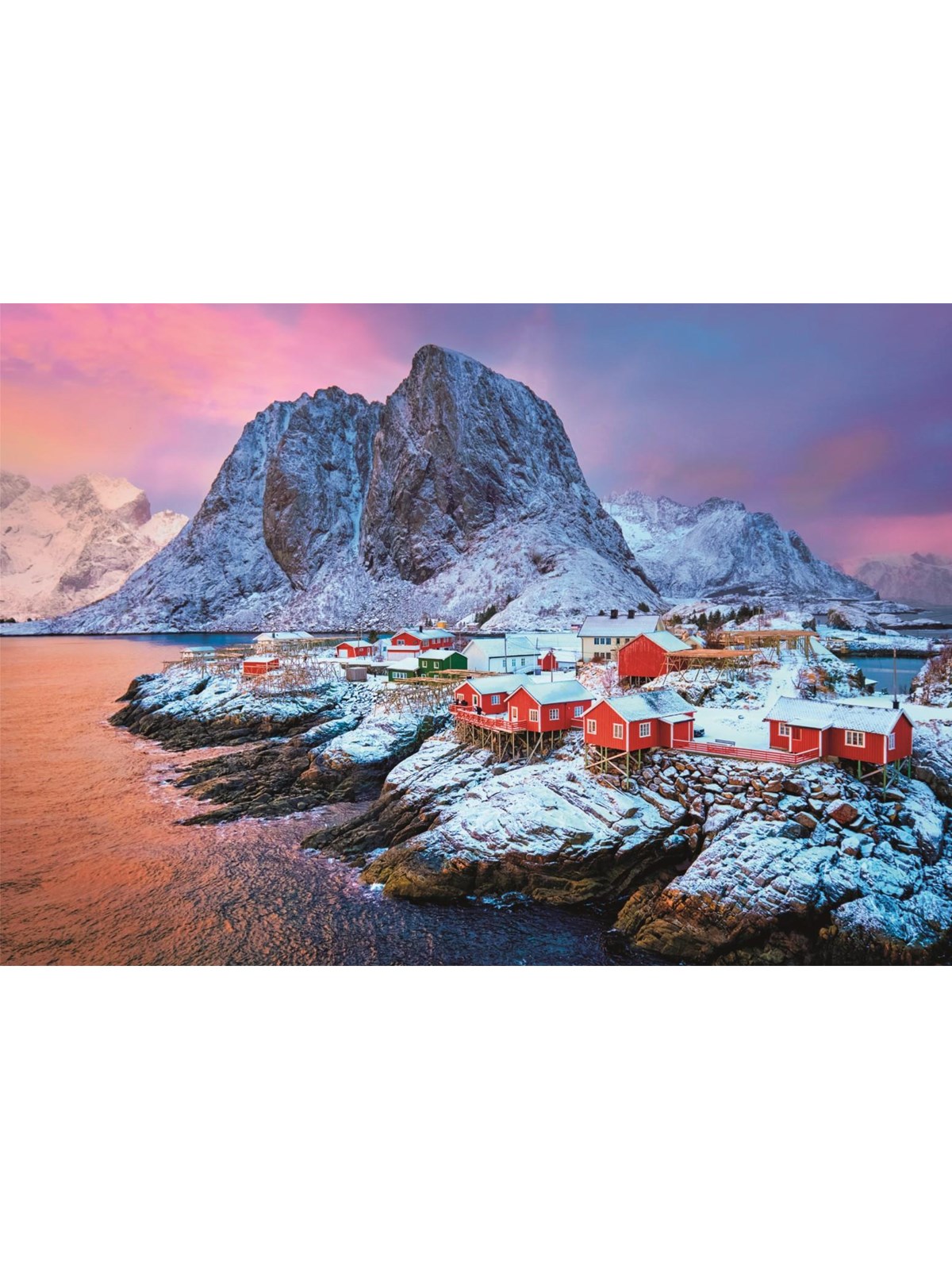 Clementoni Puslespil HQC Hamnøy Village 500 brikker 2D Puzzles