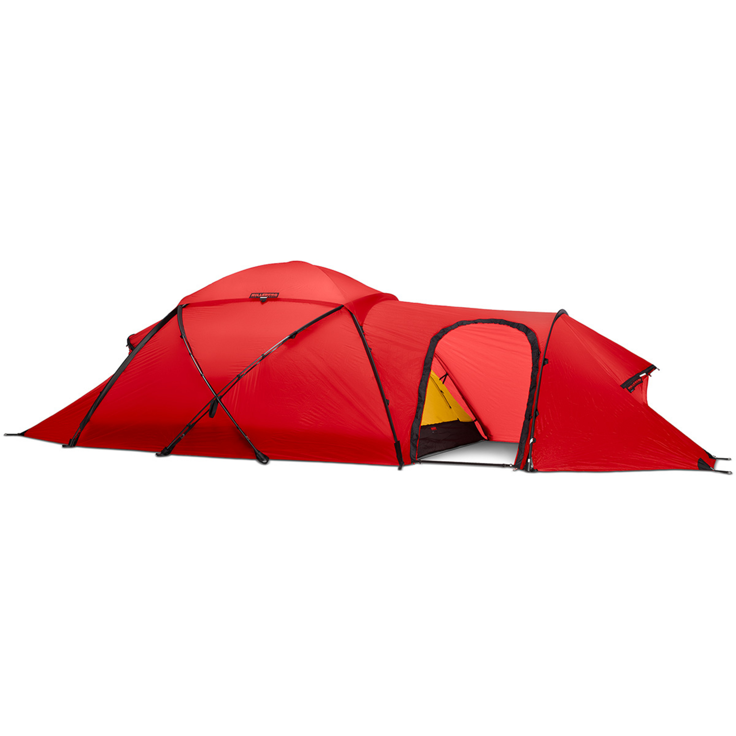 Hilleberg Saitaris Zelt 1-4-Personen-Zelte rot Expedition