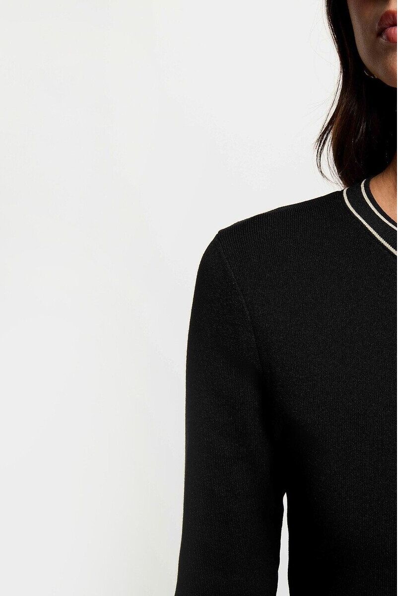 MORGAN Robe tricot base jupe plissée