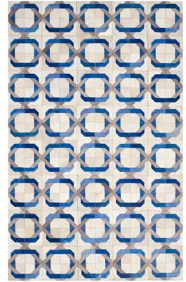 SAFAVIEH Handmade Studio Leather Esyllt Modern Leather Rug