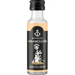 Spitzmund Karamellköm - "volle Sahne" Karamell Sahnelikör Miniatur...