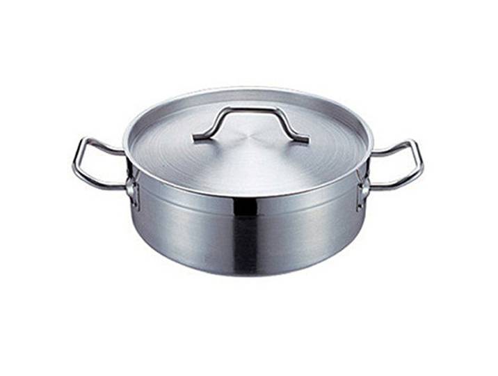 Topf Mit Deckel - 18 L Ø 40X15,5 Cm Silberfarben Rostfrei - 1 Un.