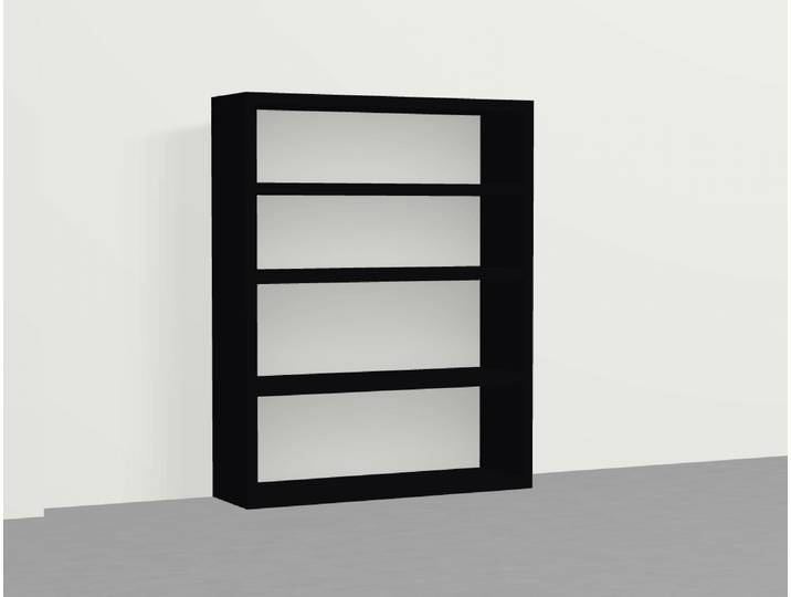 Hifi Rack schwarz MDF Lackiert Tiefs­chwarz RAL&nbsp;9005