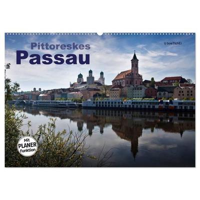 Pittoreskes Passau (Wandkalender 2027 DIN A2 quer), CALVENDO Monatskalender