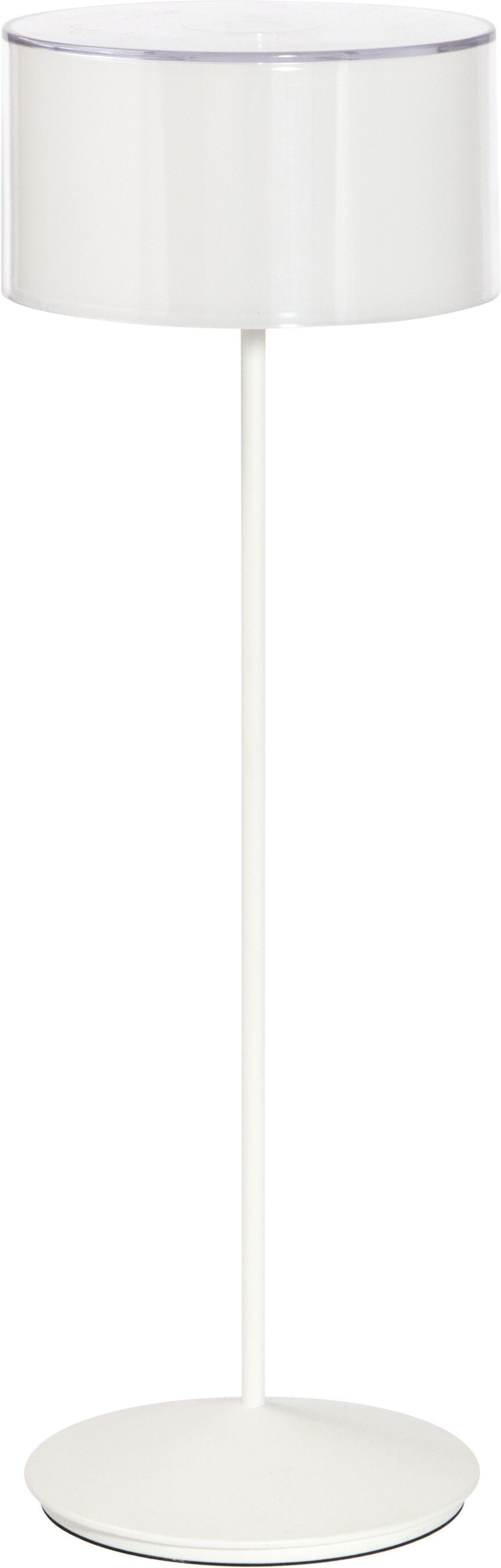 Abert Lampada Ricaricabile Personalizzabile Logo Bianca Diam. 120 mm H. 375 mm