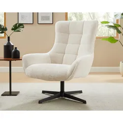 SalesFever »Evangeline« Drehsessel beige 81x103x85 cm