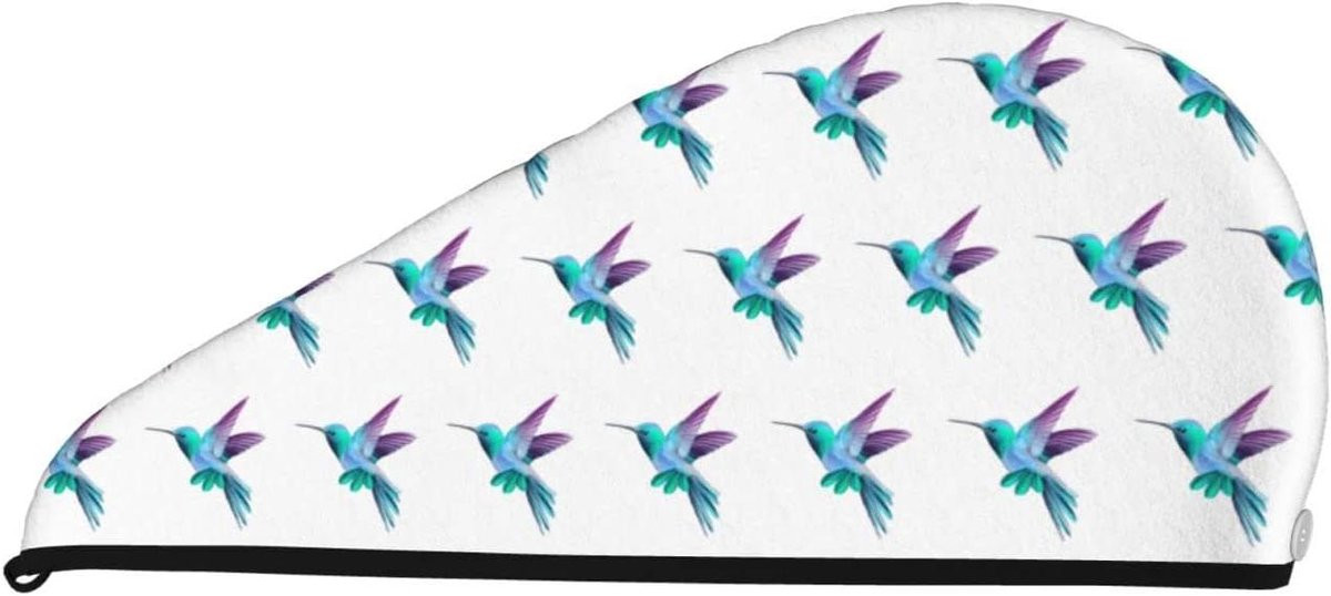 Microfiber Haar Handdoek Zwart - Snel Absorberend - 64 x 26 cm