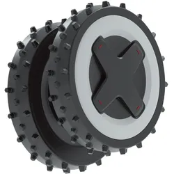 Roborock Rough Terrain Wheels for RockNeo Q-Series - Dark Grey, Staubsauger Roboter Zubehör, Grau
