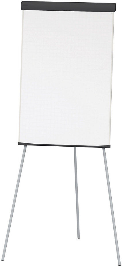 Flipchart, dreibeinig, Höhe 1860 mm, ohne Papierhalter, weiß MAUL
