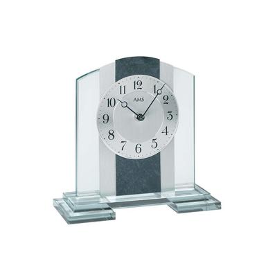 Tischuhr AMS "T1121", transparent, Tischuhren, Wohnzimmer, Esszimmer,Made in Germany