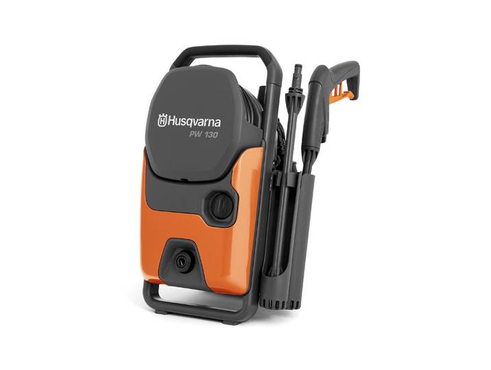 Hochdruckreiniger HUSQVARNA PW 130 , orange (orange, schwarz), Hochdruckreiniger, Hochdruckreiniger, Kompakter, nutzerfreundlicher Hochdruckreiniger für einfache Reinigung