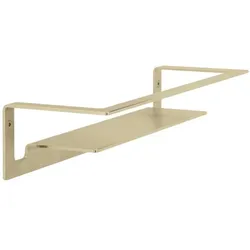 Herzbach Living Wandablage 21.820000.1.41 für Duschutensilien, Wandmontage, 300mm, brass steel