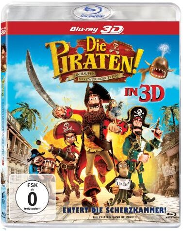 Peter Lord - Die Piraten - Ein Haufen merkwürdiger Typen (3D-Version) [3D Blu-ray] - Preis vom 02.10.2026 23:42:20 h