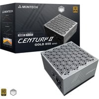 CENTURY II 850, PC-Netzteil silber, 1x 12-Pin High Power GPU, 4x PCIe, Kabelmanagement, 850 Watt