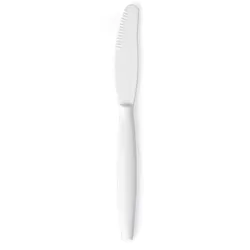 AKU® Messer aus SAN, Kunststoff, Mehrweg, weiß