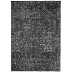 Teppich Wohnzimmer Einfarbig Pflegeleicht Waschbar Schlafzimmer OEKO-TEX Grau 80x150 cm Schadstoffgeprüft – TITLIS von Kadima Design