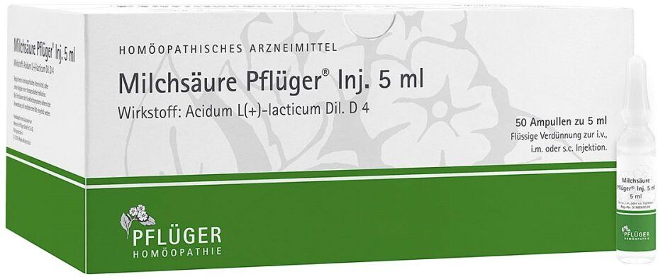 Milchsäure Pflüger Injektionslösung 5 ml 50stk