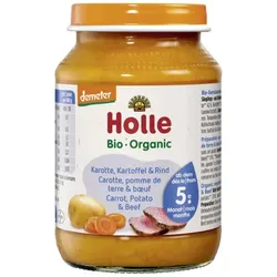 Holle Karotten, Kartoffeln & Rind Gemüsezubereitung bio