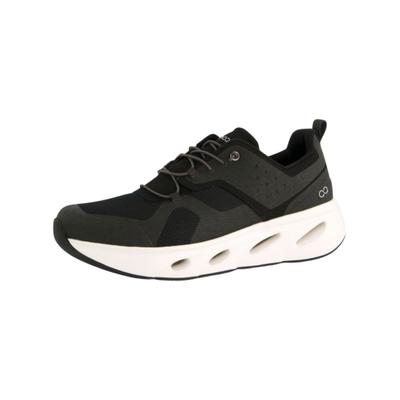 Sneaker TENHAAG "Tenhaag Sneaker Mesh", Herren, Gr. 44, schwarz, Textil, Schuhe Sneaker