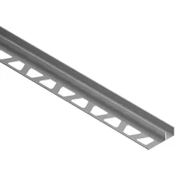 Schlüter Systems DECO-SG-TSG Dekorprofil B=15mm Aluminium TSG - strukturbeschichtet Grau Höhe: 11 mm Breite: 15 mm Länge: 2,5 m