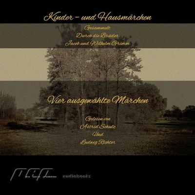 Vier ausgewählte Märchen - Gebrüder Grimm, Audio, 9783969311073