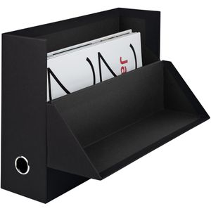 Rössler-Papier Archivbox S.O.H.O.1319452703, A4+, 95mm Füllhöhe, schwarz, für Akten
