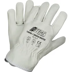 Arbeitshandschuhe Rindsleder Winter  weiß - 1409WGR.12 - weiß