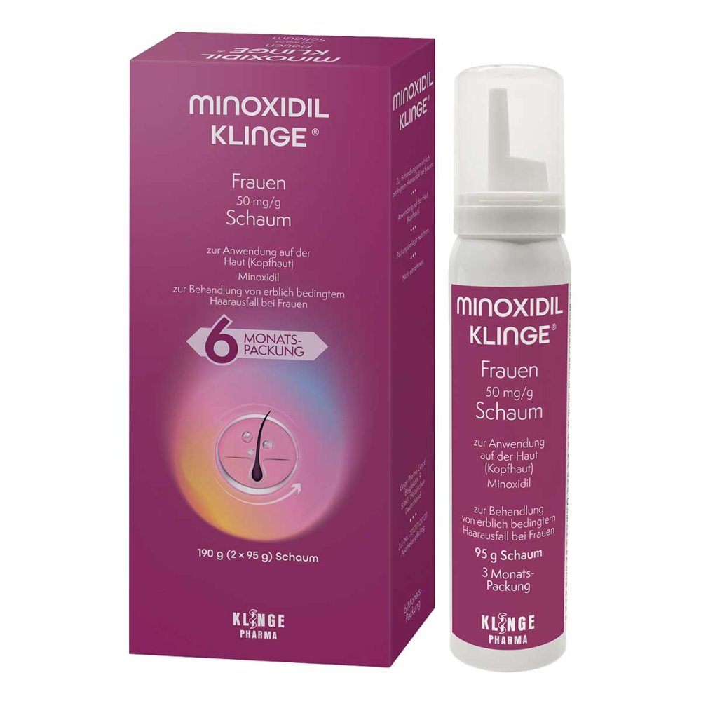 Klinge Pharma GmbH Minoxidil Klinge Frauen 50 mg/g Schaum 19886012