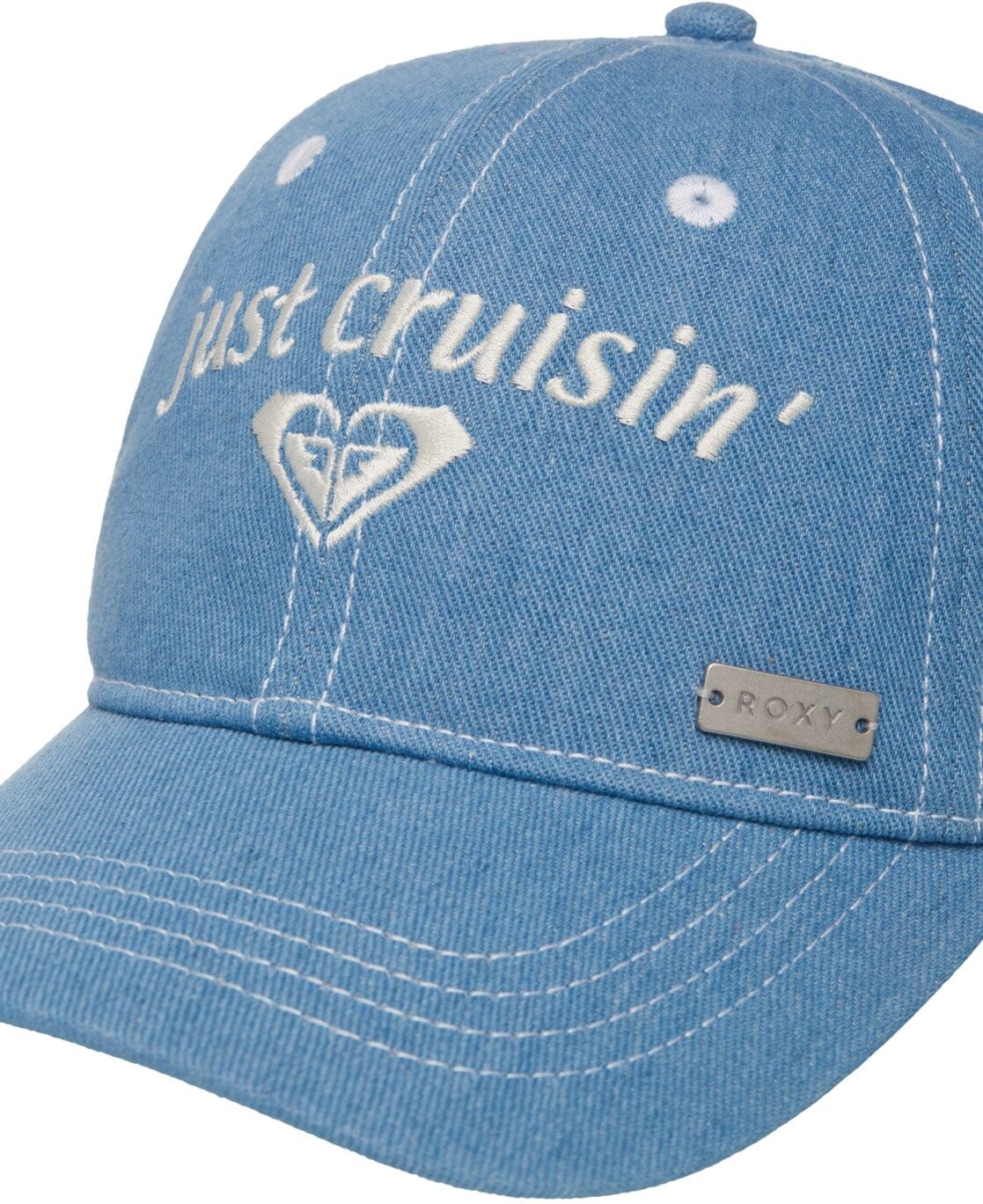 Baseball Cap ROXY "Sparking Cupcake", Damen, blau (rain washed), Baumwolle, Caps Baseball Cap
