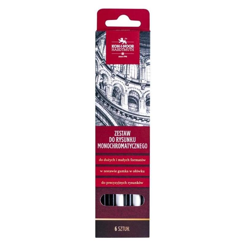Koh-i-Noor Monochrom-Zeichenset 6-tlg. (6x) (56586608)