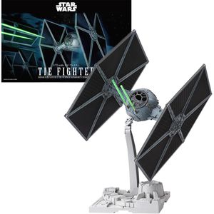 Bandai Modellbausatz 01201 TIE Fighter, 44 Teile, Level 2, ab 10 Jahre, Maßstab 1:72