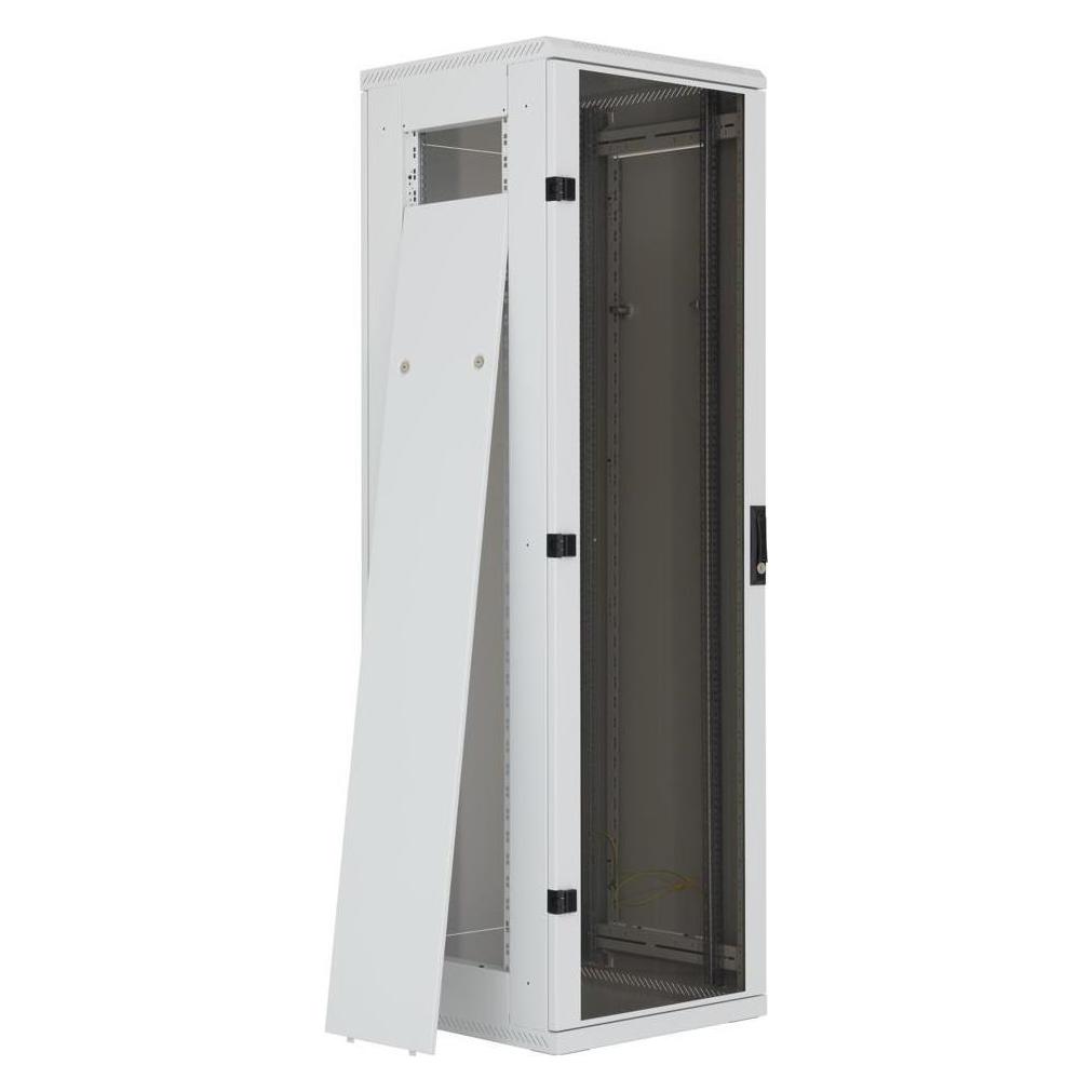 Tritón Triton RMA-18-A61-CAX-N1 19" Standschrank 18HE/600x1000, Glastür, grau (10.86 HE, 19 Zoll Rack) (RMA-18-A61-CAX-N1)