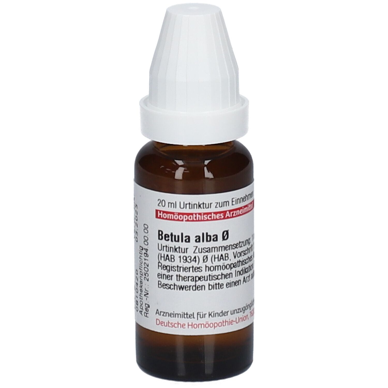 Betula Alba Urtinktur 20 ml Dilution