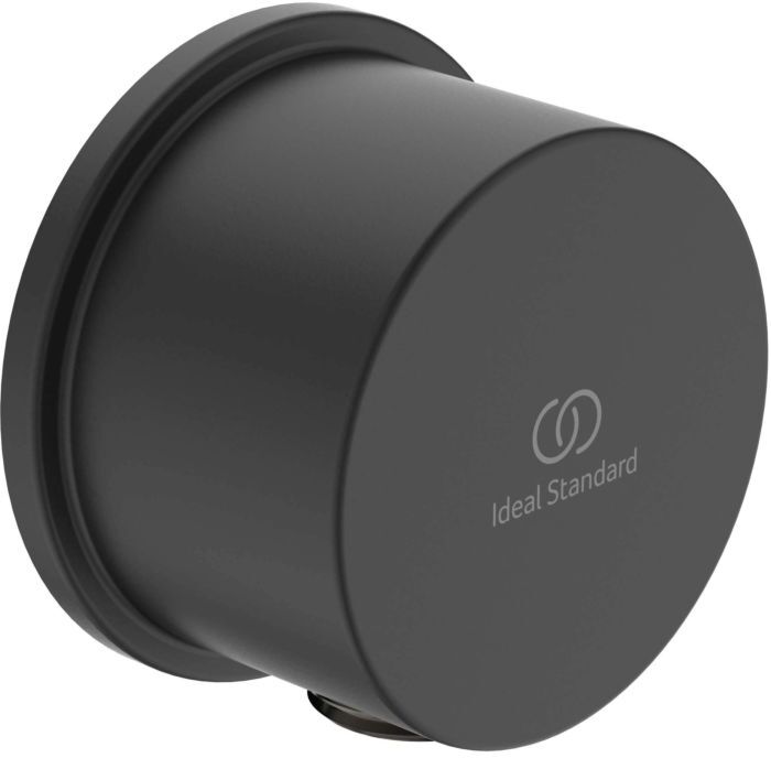 Ideal Standard Wandanschlussbogen BC808XG silk black, für Brauseschlauch 1/2"
