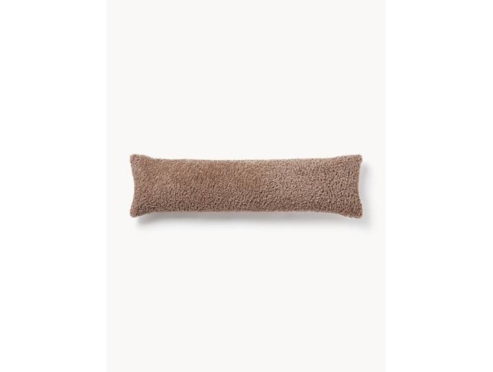 Coussin décoratif long en tissu peluche Dotty