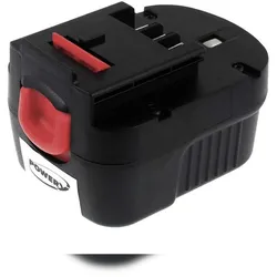 Powery Akku für Black & Decker Akkuschrauber HP122 2000mAh
