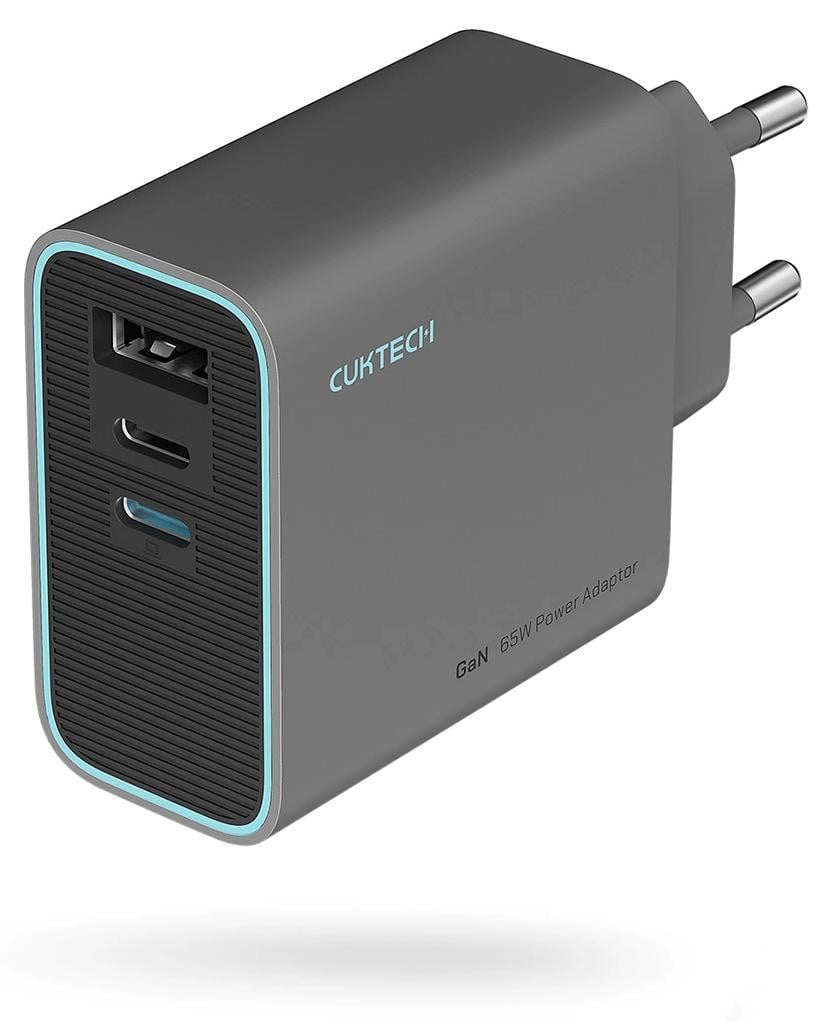 Cuktech CUKAD653EU 65W GaN-oplader met USB-C