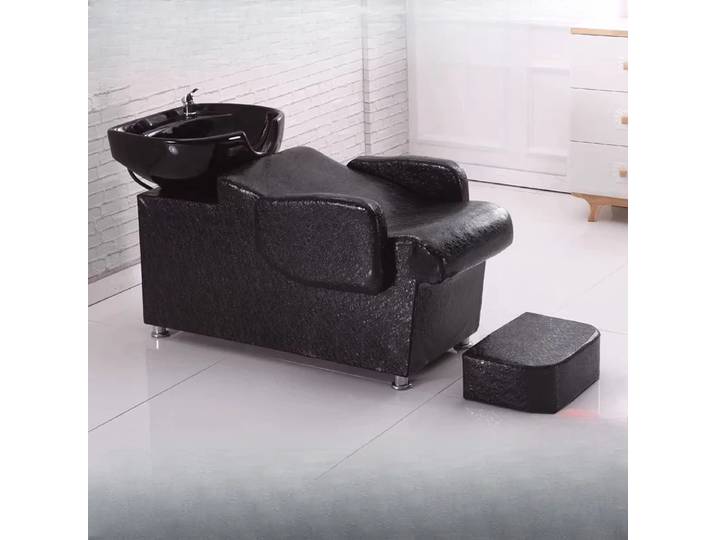 Chaise de salon professionnelle confortable, style rétro moderne, chaises de salon exclusives pour le shampooing, meubles de salon de luxe inclinables