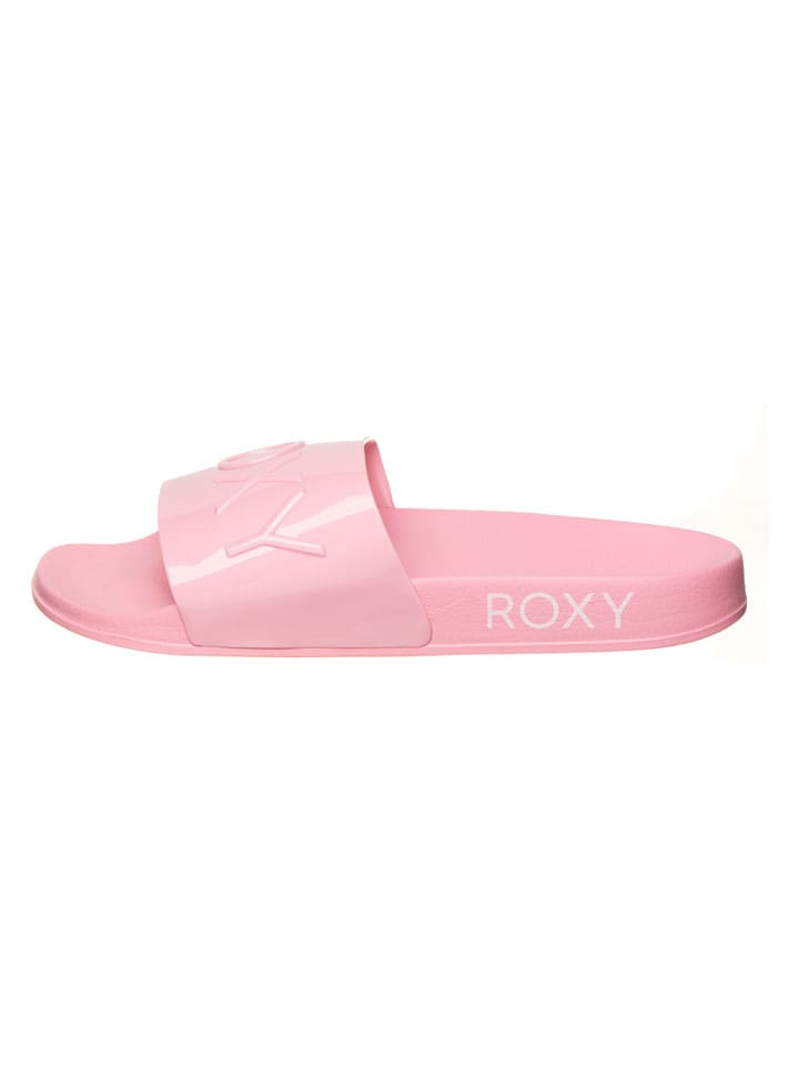 Roxy Pantoletten "Slippy Jelly" in Rosa - 41