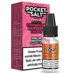 Pocket Salt Strawberry Raspberry Cherry Nicsalt Liquid